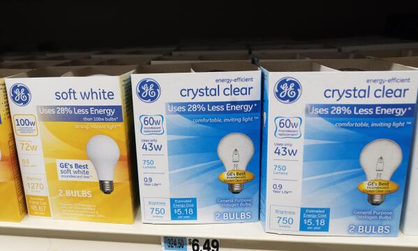 General electric store incandescent light bulbs